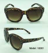 Plastic sunglasses