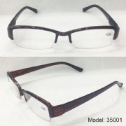 Plastic reading glasses