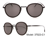 Metal & Wood Sunglasses