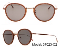 Metal & Wood Sunglasses