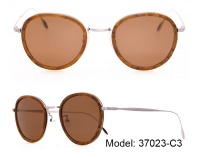 Metal & Wood Sunglasses