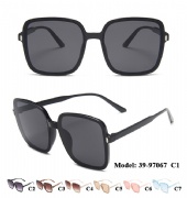 Plastic sunglasses